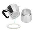 thumbnail image 4 of Rubber Seal/Rings + Filter - Replacement - Sizes 1,2,3,6,9,12 Cup Espresso coffee Maker Moka Pot, 4 of 7
