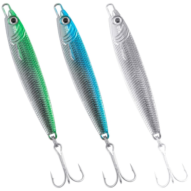 blue fishing ct jigs lures OCT-10-Jigs : Electric From shallow flats to depths approaching 250 feet Johnny Jigs Long Casting Jig