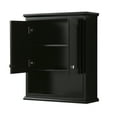 thumbnail image 2 of Wyndham Collection Deborah Wood Bathroom Wall-Mounted Storage Cabinet in White, 2 of 7