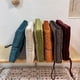 thumbnail image 5 of Nvzi Soft Velvet Chair Pads with Ties Comfy Solid Seat Cushion for Dining Chairs, Office Chairs, Hardwood Floors (Blue, 16x16), 5 of 5