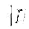 thumbnail image 4 of Vidisan Rechargeable Candle Lighter and Wick Trimmer,Candle Accessory Set,Candle Wick Clipper Wick Cutter Scissor,Electric Rechargeable Arc Lighter Display USB Lighter-Black, 4 of 4