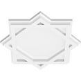 thumbnail image 2 of 12"OD x 6 1/2"C x 1"P Axel Architectural Grade PVC Contemporary Ceiling Medallion, 2 of 11