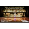 thumbnail image 4 of Nuance Champagne Flutes by ARC 5.75 oz. Set of 10, Bulk Pack - Perfect for Hotel, Bar, Restaurant or Lounge - Purple, 4 of 5