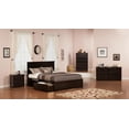 thumbnail image 3 of Madison Platform Bed with Flat Panel Foot Board and 2 Urban Bed Drawers in Multiple Colors and Sizes, 3 of 7