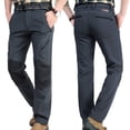thumbnail image 3 of Men's Water-Repellent Windproof Fleece Lined Outdoor Pants 5 Pockets, 3 of 6
