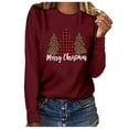 thumbnail image 2 of Aloohaidyvio Christmas Hoodies,Women Christmas Casual Long Sleeve Sweatshirt Pullover Blouse, 2 of 4