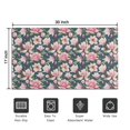 thumbnail image 5 of Pioneer Flower Floral Print Pattern Door Rugs,Washable Non Slip Door Mats Indoor,Decorative Door Mats,Entry Mat Indoor for Entrance,Bedroom,Kitchen,Bathroom,17"x30", 5 of 6