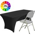 thumbnail image 4 of UNIQ SIGNS Personalized Tablecloth with Logo - Custom Event and Fair Table Cover - Black, 4 FT -, 4 of 4