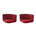 thumbnail image 2 of kurtrusly Trilateral Chair Covers Wide Application And Strong Elastic Chair Protection Made Easy Polyester Cover Chairs Decoration Wine red 2Set, 2 of 6