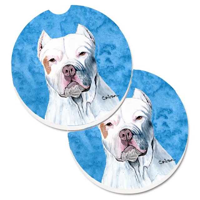 Ensemble de Pit-Bull Bleu de 2 Montagnes Russes Porte-Gobelet