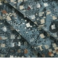 thumbnail image 4 of Everwash Treasure Eloise Modern Geometric Machine Washable Indoor Area Rug, Navy Blue, 5'2"x7'2", 4 of 10