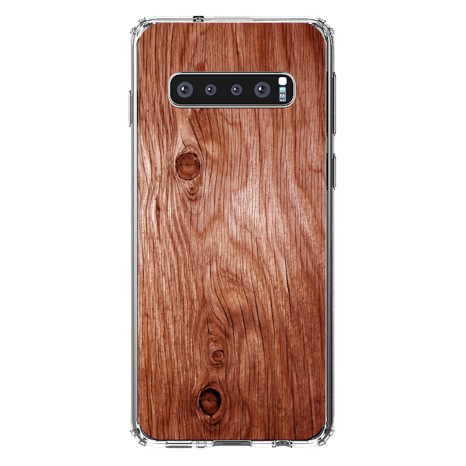 DistinctInk Clear Shockproof Hybrid Case for Samsung Galaxy S10+ PLUS(6
