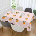 thumbnail image 2 of Yayeee Tablecloths 54" x 54" Rectangle Wrinkle Resistant Party Table Cover, Cartoon Citrus, 2 of 8