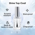 thumbnail image 4 of Esmalte de uñas GELLEN con base transparente y capa superior 4 en 1 teñido color nude, 4 of 8
