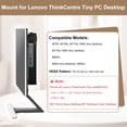 thumbnail image 2 of Soporte para sistema Lenovo ThinkCentre Tiny VESA, paquete de 2, 2 of 8