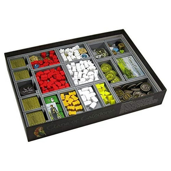 Folded Space Clans of Caledonia - Organizador de cajas de juegos de mesa