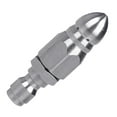 thumbnail image 3 of SDFGTstore 1/4In Sewer Jetter Nozzle with 4000 PSI for Pressure Washer Drain Jetting Hose, 3 of 7