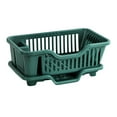 thumbnail image 4 of Dish Drying Rack Kitchen Storage Rack Utensils Holder Dish Large Dish Strainers Tools for Kitchen Countertop Cabinet Dark Green, 4 of 9