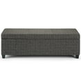 thumbnail image 3 of WyndenHall  Franklin 48-in. Wide Contemporary Rectangular Storage Ottoman Dark Grey Fabric,Foam Fabric, 3 of 5