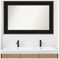 thumbnail image 4 of Amanti Art Custom Wall and Bathroom Mirror (31.75 x 47.75 in.), Mezzanine Espresso Frame, 4 of 7