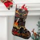 thumbnail image 2 of Película de Terror Michael Myers Tema: Calcetines de Navidad, fino lino blanco para colgar en escaleras y chimenea, decoración navideña para el hogar, regalo de Navidad.54cm×38cm, 2 of 5