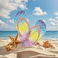 thumbnail image 4 of POLERO Boy Girl Flips Flops for Kids Rainbow Mermaid Scale Print Slip-on Thong Sandals Kids Slides Water Shoes for Beach Swim Pool Size 2, 4 of 7