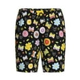 thumbnail image 3 of Yiaed Flower Butterfly for Men's Soft Sleep Pajama Short Lounging Pajama Shorts-Small, 3 of 8