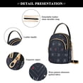 thumbnail image 4 of FORMRS Crossbody Bag for Women Quilted Travel Shoulder Cell Phone Purse with Chain Strap Handbag, Starry Night Pattern, 4 of 7