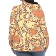 thumbnail image 3 of White Mark Women's Plus Size Vibrant Boho Swing Top, 3 of 6