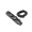 Black, variant on 7 in 1 Survival Whistle with Thermometer LED Light Magnifier Compass for Camping Hiking Emergency Preparedness