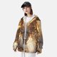 thumbnail image 3 of Balery Golden Horned White Dragon Sudadera ligera de manga larga con capucha y protección solar UPF 50+ para hombre y mujer, ideal para pesca y running-XX-Large, 3 of 7