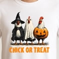 thumbnail image 3 of Horror Chick Or Treat Chickens Ghost Witchy Halloween – T-Shirt / Hoodie / Sweatshirt – Halloween Fun Theme – Spooky Season, 3 of 6