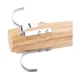 thumbnail image 4 of Paquete de 2 perchas para cinturones de madera natural, soportes para cinturones de madera maciza con acabado liso y gancho giratorio de 360°, soporte organizador de armario para ahorrar espacio, 4 of 4