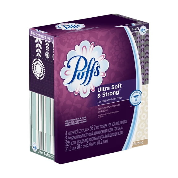 Puffs Ultra Soft Facial Tissue (Pack of 8)
