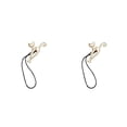 thumbnail image 4 of Cortina en forma de gato Naiovety Tiebacks 2piezas Sub-oro, 4 of 6