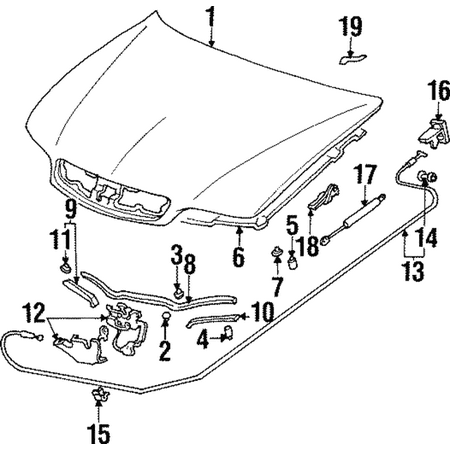 Genuine OE Acura Lock - 74120-SY8-A01