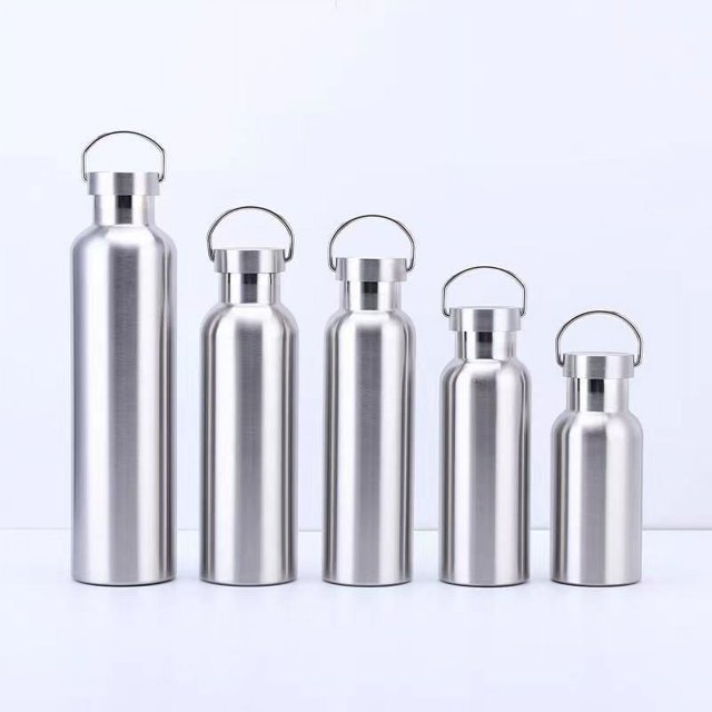 Hervidor de agua portátil deportivo al vacío Termo de acero inoxidable 304 Termo americano de boca grande