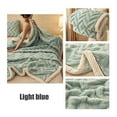thumbnail image 5 of Skegnu 47x78inThree Layer Jacquards Blanket Multifunctional Cover Blanket Quilt Nap Blanket Suitable for Bed Or Sofa Use Twin Size Lightweight Fleece Blanket 120x200cm, 5 of 6