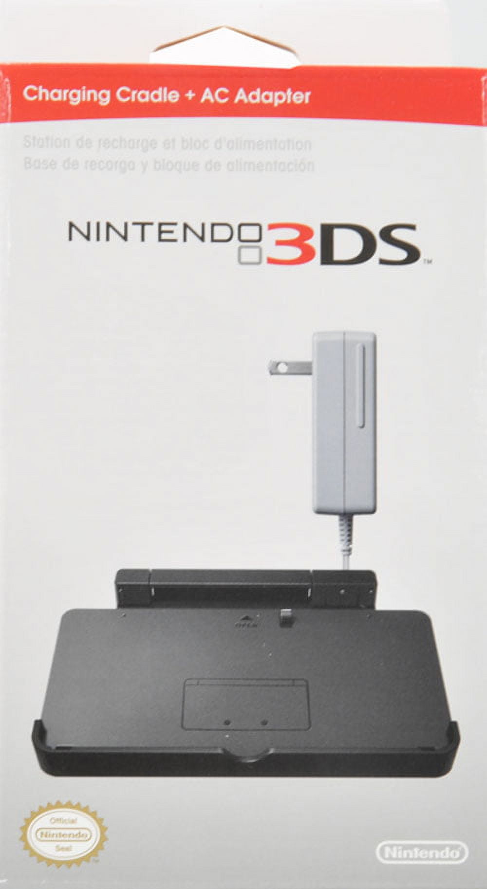 Nintendo 3DS Charger Cord Cable with Charging Cradle and AC