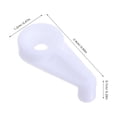 thumbnail image 2 of TABLZONE 60Pcs Mirror Fixing Clip Plastic Easy Installation for Diy Projects, 2 of 8