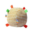 thumbnail image 5 of Interactive Plush Ball Dog Cat Toy with Bell Bite Resistant Soft Chew Toy for Indoor Play Small Medium Pets Lightweight Fetch Training Ball Grey 1 Pc, 5 of 7