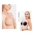 thumbnail image 4 of Sujetador adhesivo para pezones, sujetador sin aros de silicona, sujetador adhesivo para el pecho, sujetador invisible sin tirantes y sin espalda para mujer, M, beige, 4 of 5