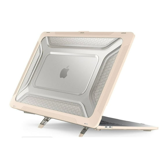 Funda izÜg dura, carcasa compatible con MacBook AIR 13 M2 modelo A2681 Defender Beige