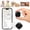 2Black, variant on Air Tracker Tag 2Pack,Smart Wallet Tracker with Apple Find My(iOS Only),IP67 Waterproof,Standby for One Year,Item Locator Keys/Wallets/Bags,White