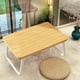 thumbnail image 5 of pstuiky Mesa plegable para portátil, ligera y compacta, ideal para desayunar, hacer picnic, dibujar, usar en el sofá o en el suelo. Fabricada en madera., 5 of 6