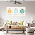 thumbnail image 4 of HAHDAXIA Sun Salt and Sea Aura Posters Coastal Canvas Wall Art Minimalist Beach Prints Trendy Ocean Beachy Colorful Abstract Aura Mind Body Soul Aesthetic Decor Bedroom Yoga 3 Set 12x16in Unf, 4 of 7