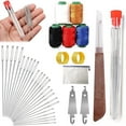 thumbnail image 2 of Big Eye Steel Sewing Needles Kit, 36 Pcs Big Eye Steel Needles Set for Hand Sewing Projects Embroidery Mending and Crafting A, 2 of 6