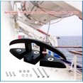 thumbnail image 2 of 5" Folding Flip Up Cleat Dock Deck Boat Marine Kayak Hardware Line Rope Mooring Cleat Accessories, 2 of 5