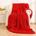 thumbnail image 1 of Manta BENRON 127x152 cm Suave Sherpa Roja, 1 of 9