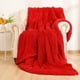 thumbnail image 1 of Manta BENRON 127x152 cm Suave Sherpa Roja, 1 of 9